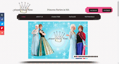 Desktop Screenshot of fairytaledreamparties.com